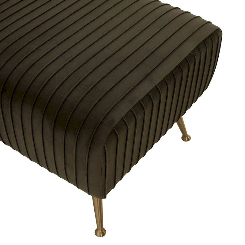 Contemporary Velvet Bench 60