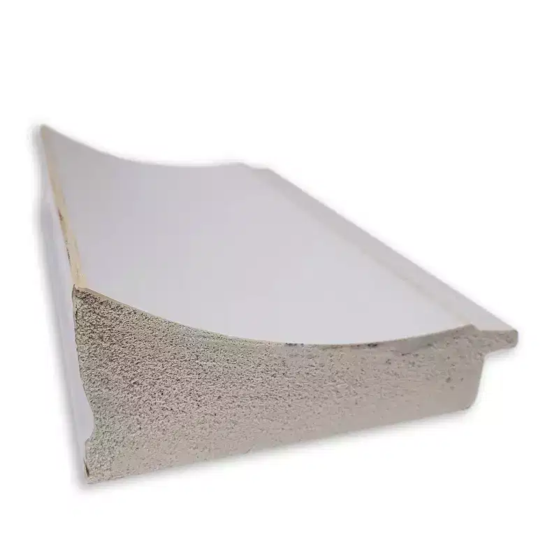 30" x 30" Non-Beveled Flair Narrow Bathroom Wall Mirror Soft White - Amanti Art: Modern Square Polystyrene Frame, Wall Mounted