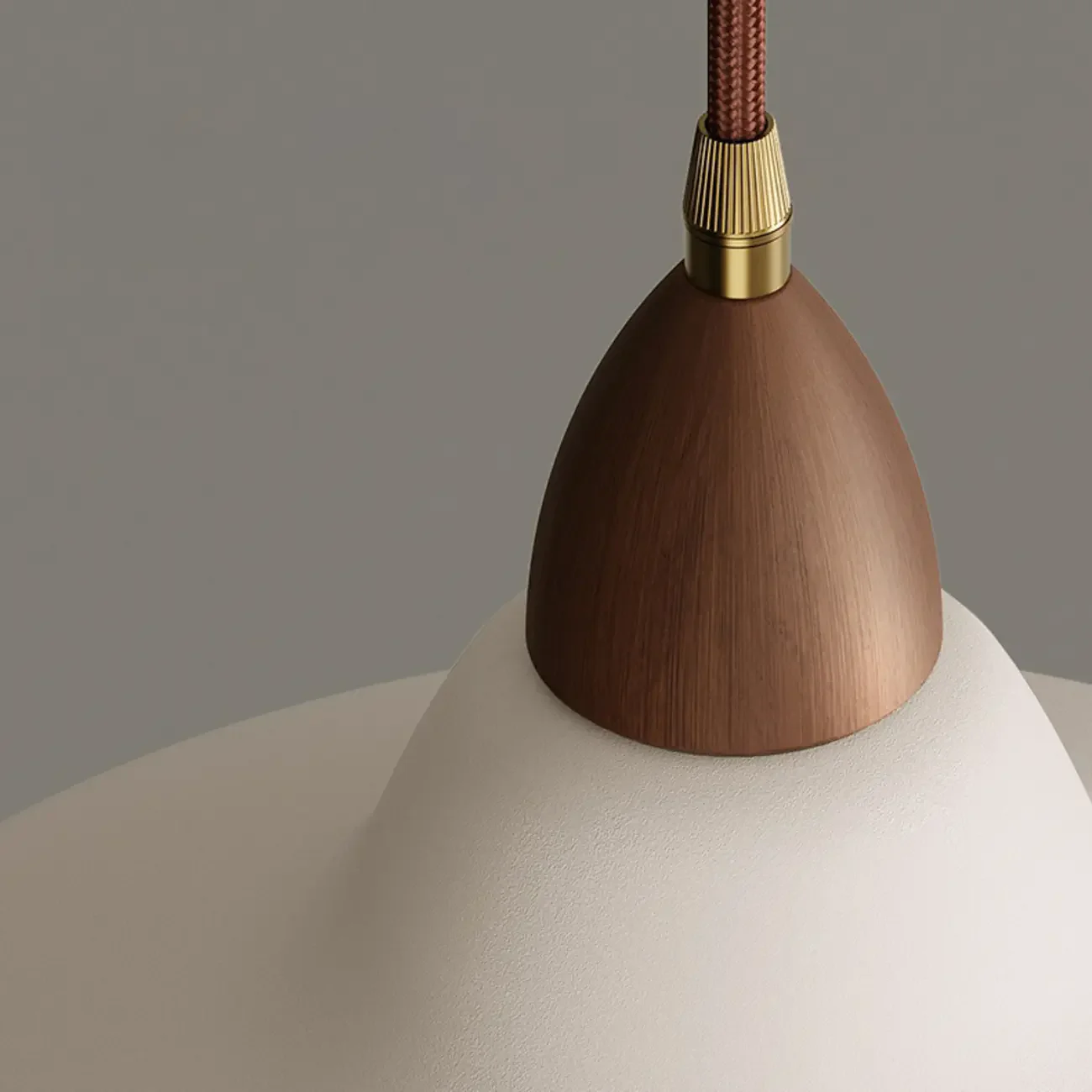 Modern White Metal Bowl Adjustable Kitchen Pendant Light