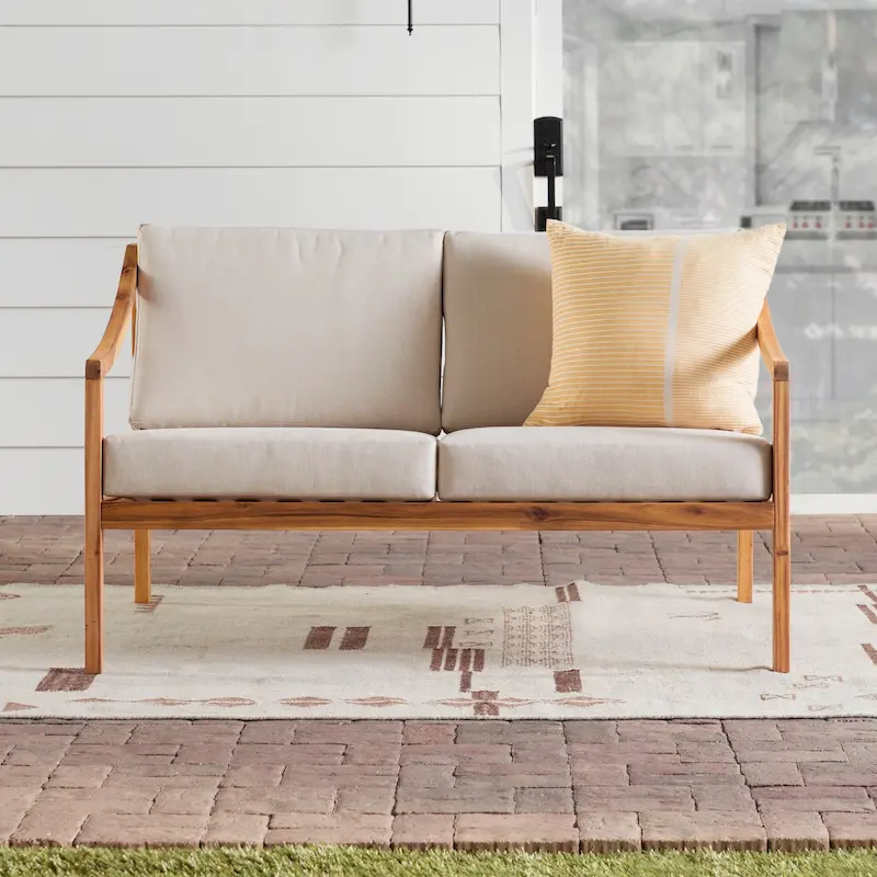 Middlebrook Designs Solid Wood Patio Love Seat