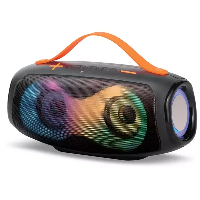 iLive IPX4 Splash Wireless Bluetooth Water Resistant Speaker with LED Lights, ISBW414B