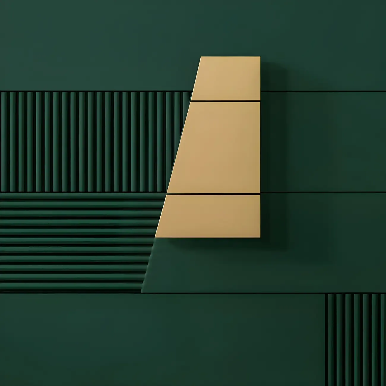 Elegant Wooden Sideboard with Drawers in Green/Grey