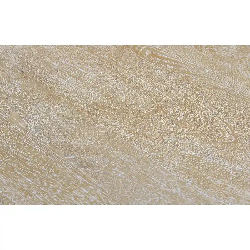 Rohan 48-inch Round Mango Hardwood Coffee Table with Shelf