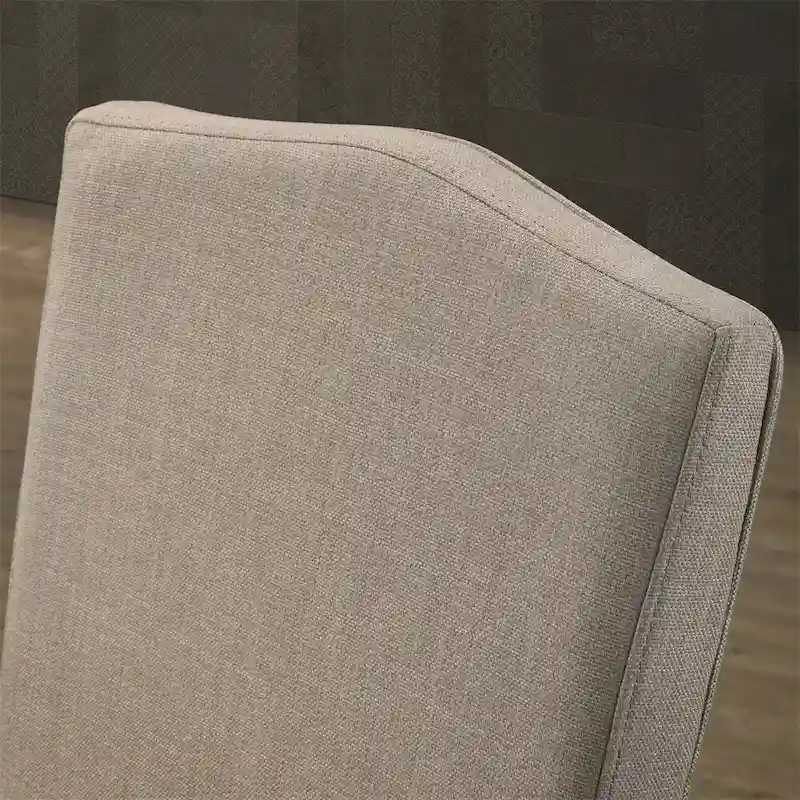 Antique Gray Finish Upholstered Nailhead Dining Chair,Set of 2