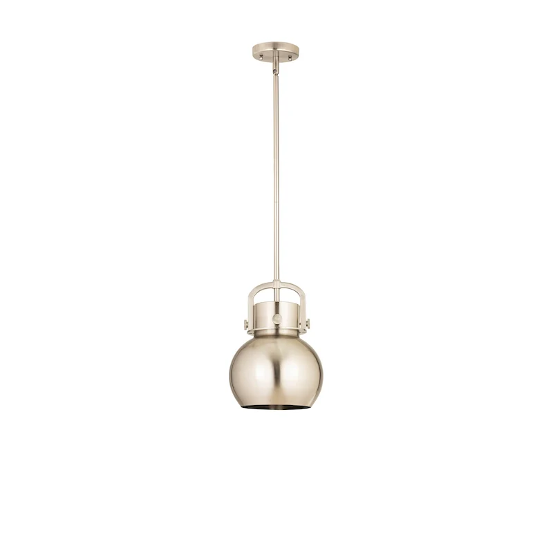 Innovations Lighting Newton Metal Sphere - 1 Light 8  Stem Hung Pendant