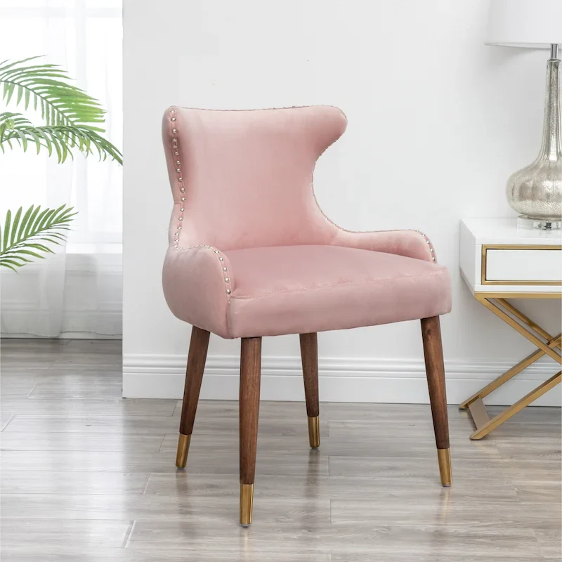 Mid-Century Modern Velvet Accent Chair