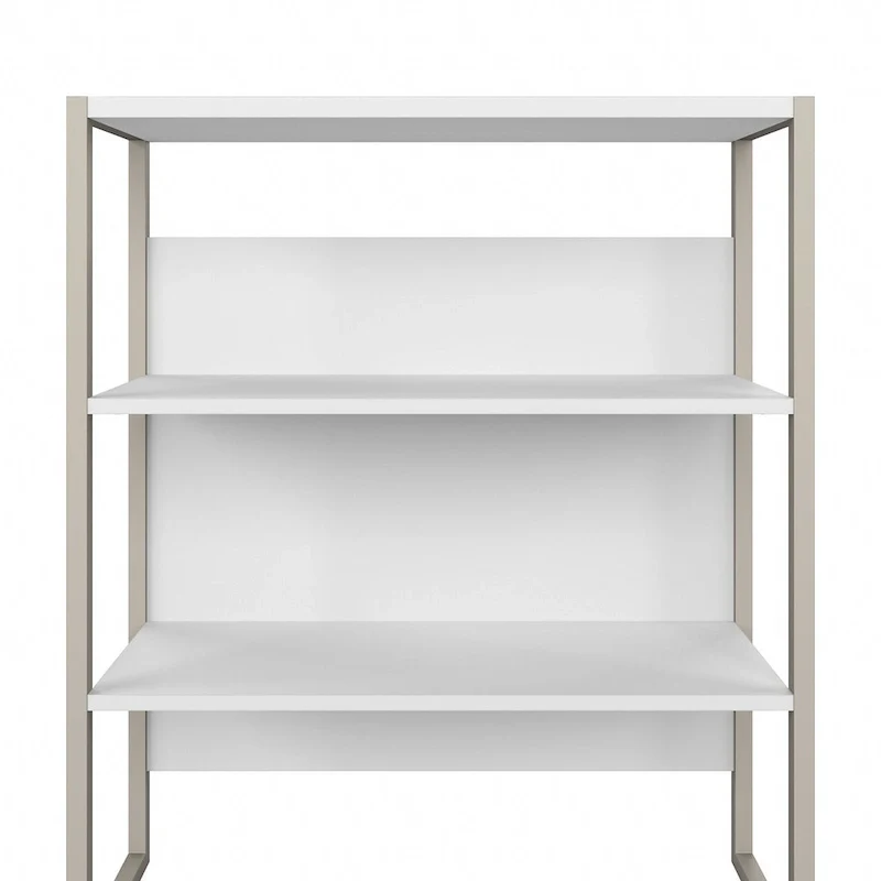 2-Drawer Lateral File Cabinet with Open Shelves