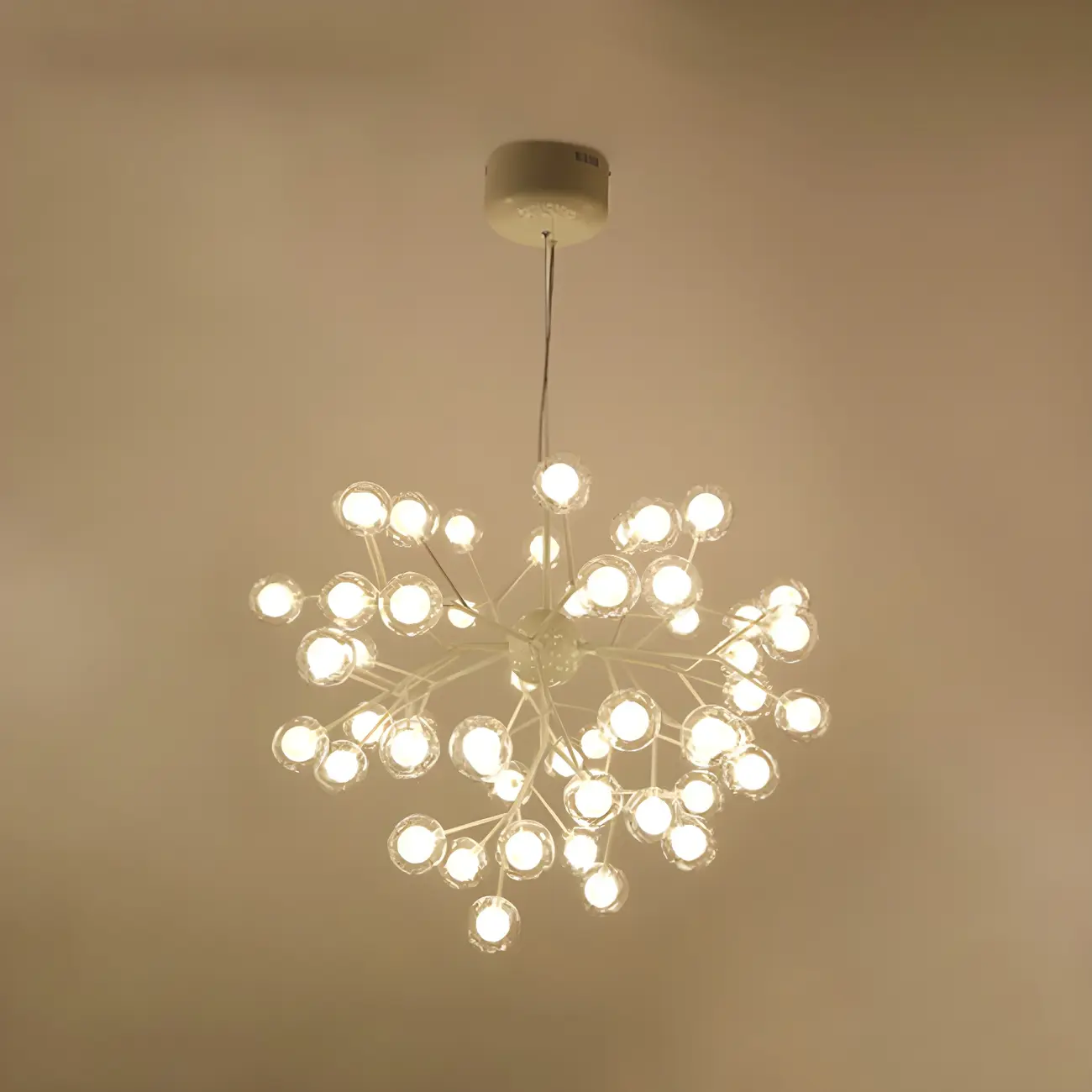 Adjustable Modern Globe Glass Sputnik Chandelier
