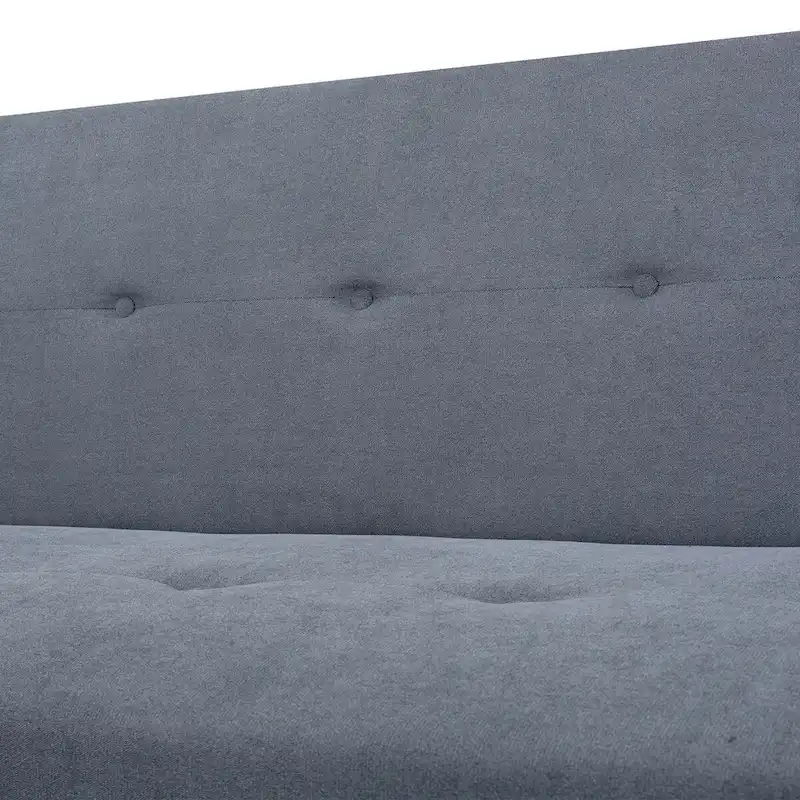 Clihome Biscuit Back Convertible Sofa with Mattress