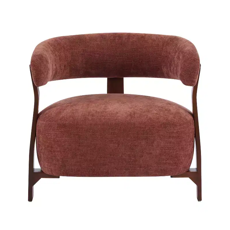Christopher Knight Home Hepurn Bent Wood Modern Upholstered Accent Chair