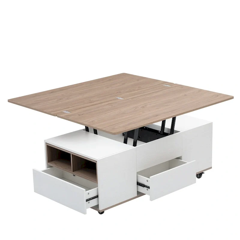 Merax Modern Lift Top Coffee Table Multifunctional Table