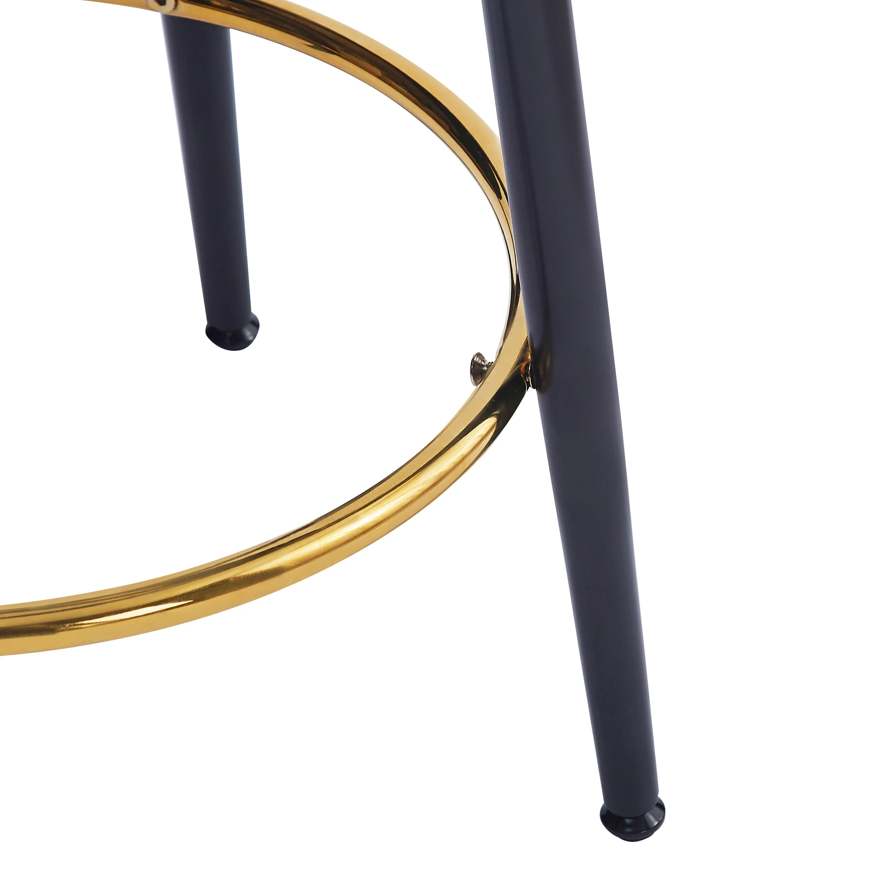 Set of 2 Modern Upholstered Counter Stools ¨C 24.75 Seat Height