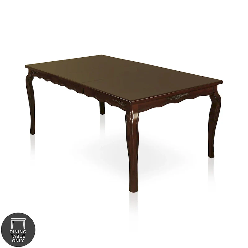 Traditional Dark Walnut Dining Table