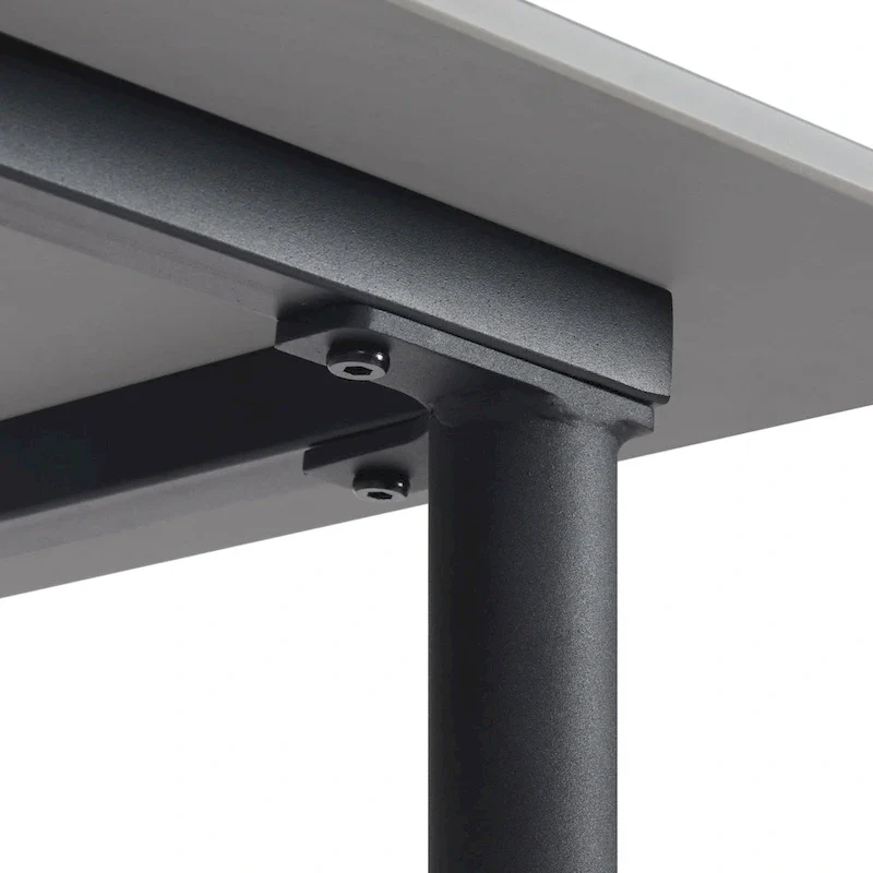 Modern Slate Kitchen Dining Table with Sintered Stone Top Metal Legs (Table Only) - 31.5x31.5x30 inch