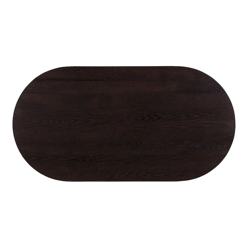 Aurelle Home Tyier Mid-Century Modern Solid Oak Coffee Table - 54 W x 17 H x 28 D