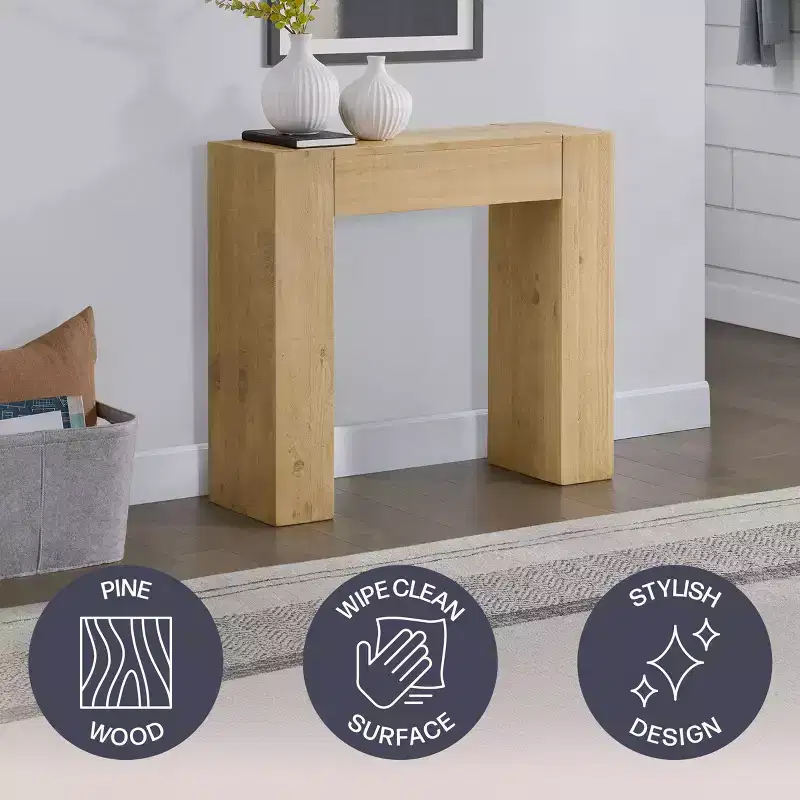 Stockyard Solid Wood Console Table 36 Inch