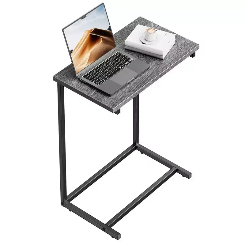 End Table, Side Table for Couch Slide Under, C Table Sofa Side End Table for Living Room, Suitable for Living Rooms, Bedrooms, Sofas, And Offices.