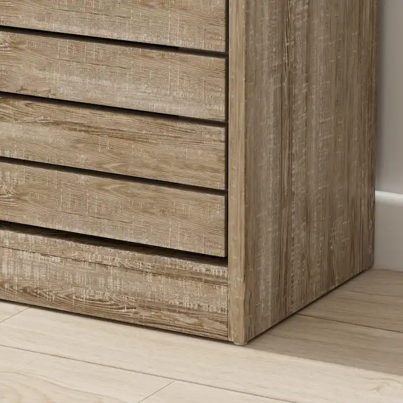 Orange / Grey / Brown / White / Wood Flip Drawer Shoe Cabinet, 3-Tier, for 1 Person