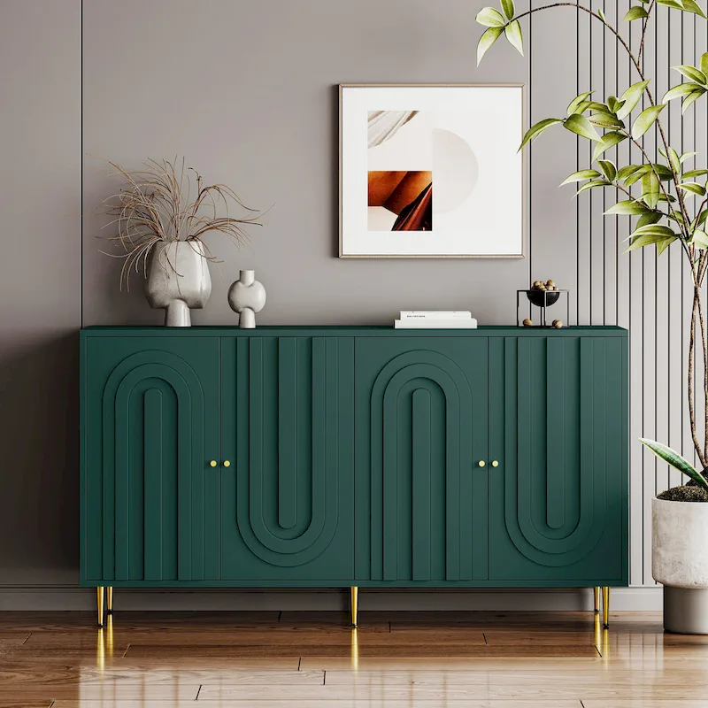 Modern Sideboard Buffet Server Cabinet Storage Cabinet