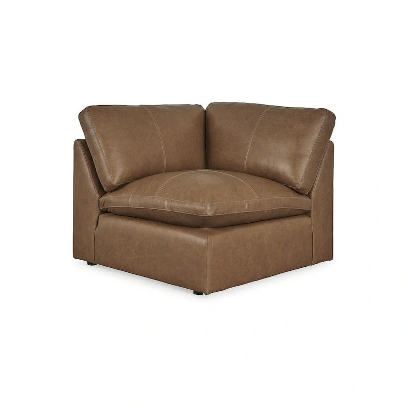 Signature Design by Ashley Emilia Medium Brown 6-Piece Sectional - 170 W x 130 D x 36 H