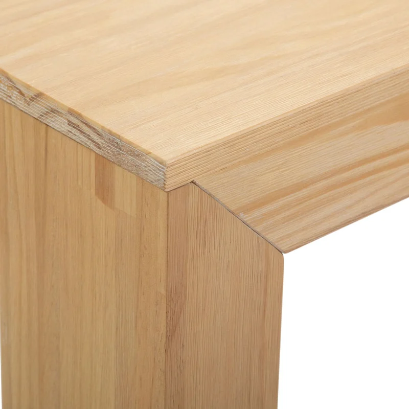 Plank and Beam Modern Rectangular Side Table - 25