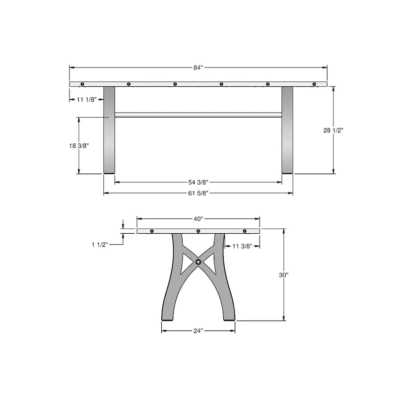 Amisco Sierra Solid Wood Extendable Table