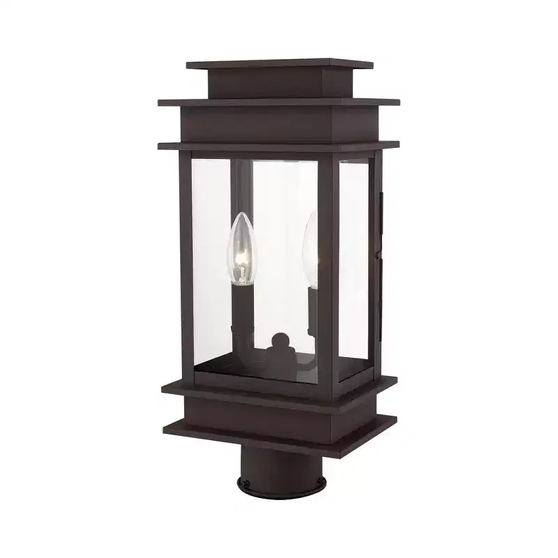 Livex Lighting Princeton 2 - Light Post Light in Bronze