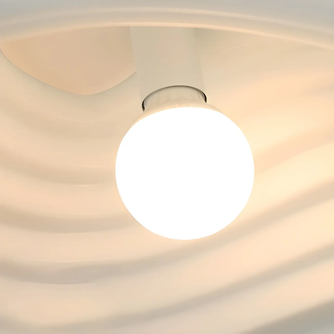 Geometric Large White 2-Light Island Pendant Light