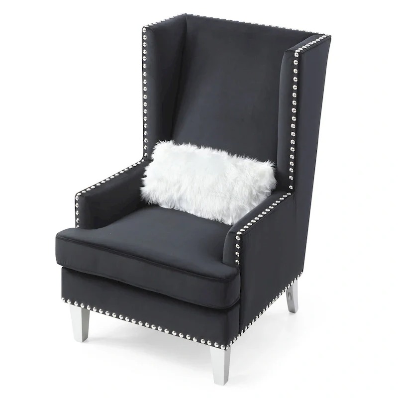 Wilshire Velvet Accent Chair