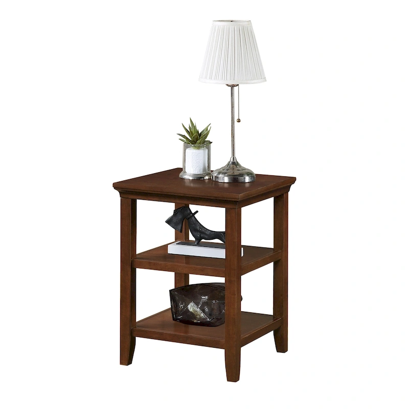 Convenience Concepts Tribeca End Table with Shelves