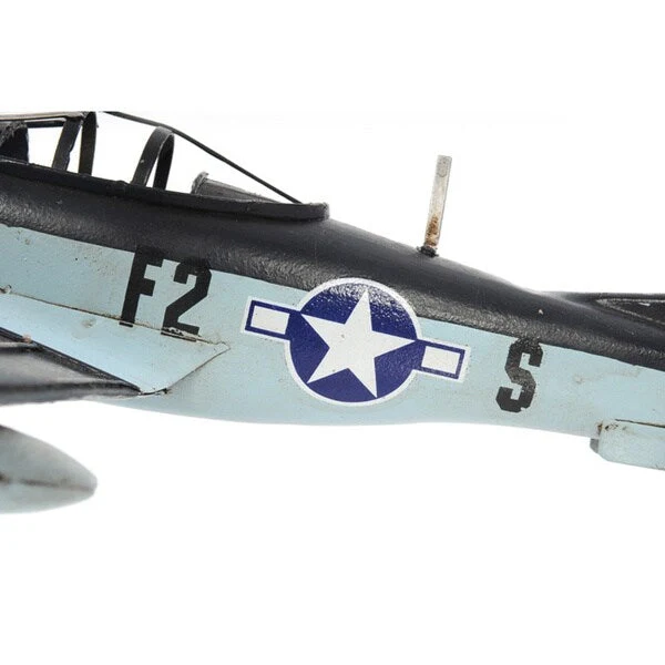 1943 Grey Mustang P51 1:40 Model Fighter Plane