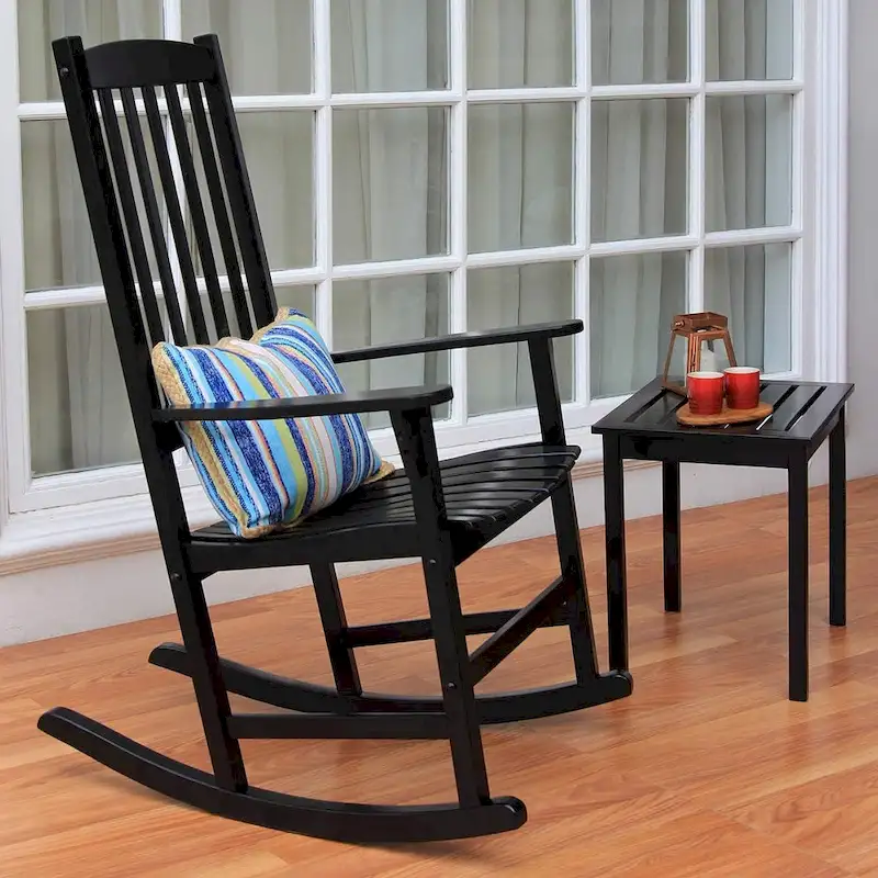 Cambridge Casual Austin Outdoor Rocking Chair - Black