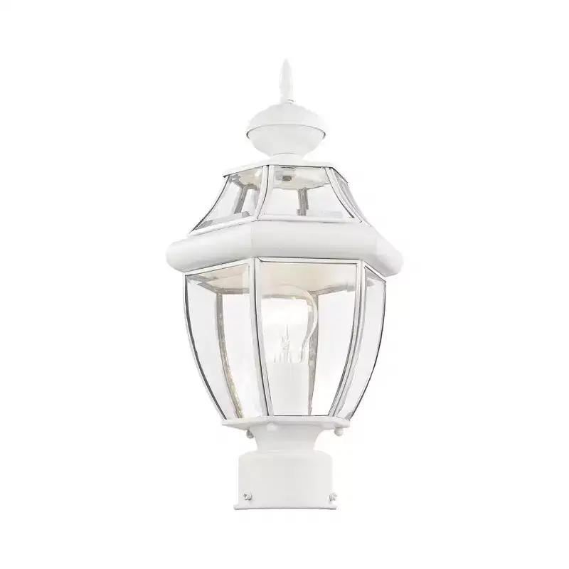 Livex Lighting Monterey 1 - Light Post Light in White