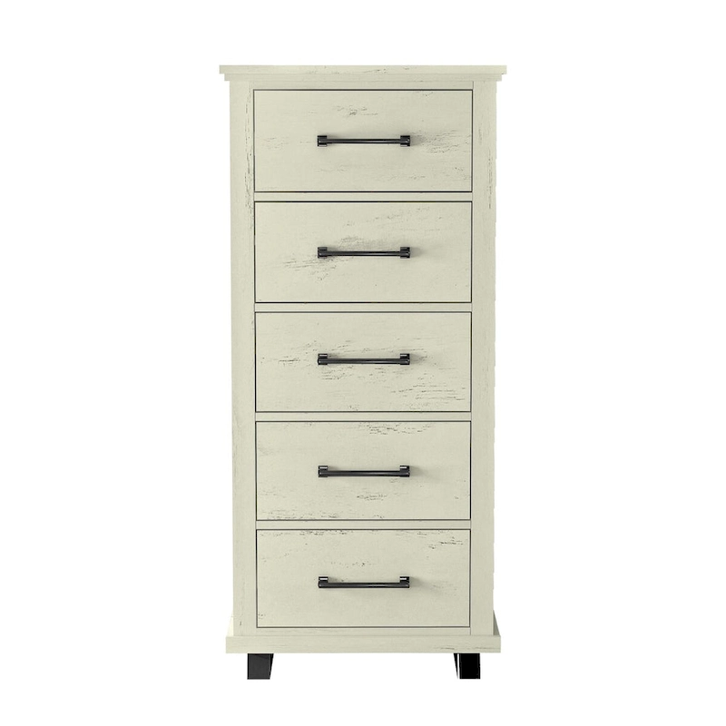 Farmhouse 4-Piece Bedroom Set - 2 Nightstand, 1 Chest and 1 Dresser