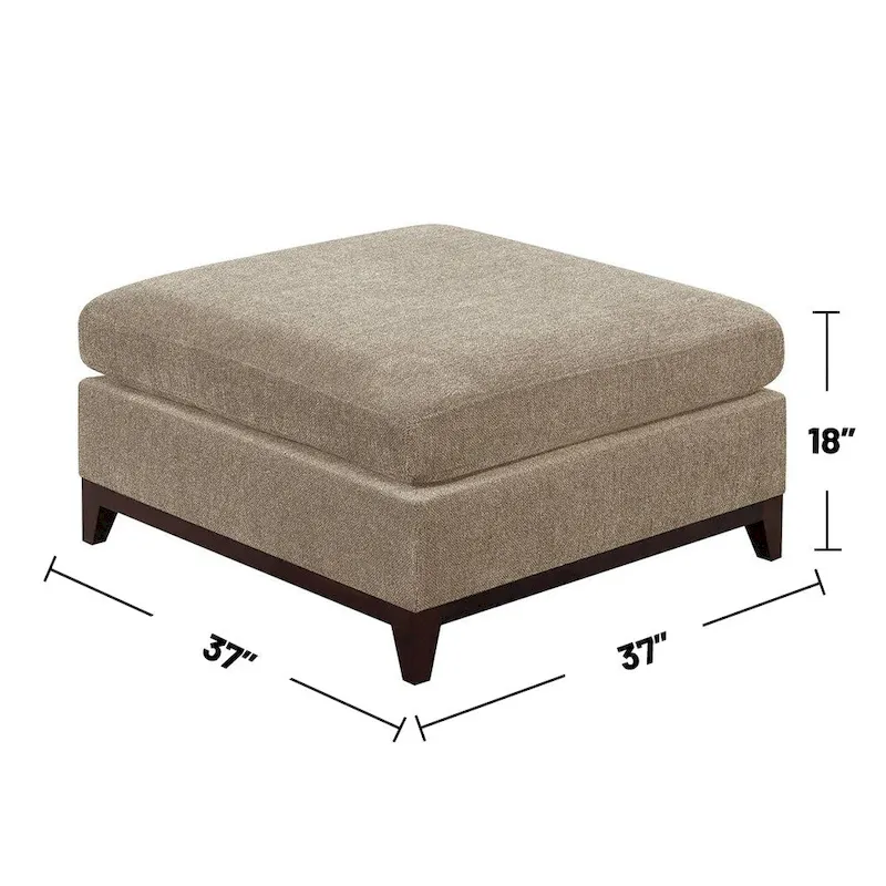 6 Piece Chenille Modular Sofa Set