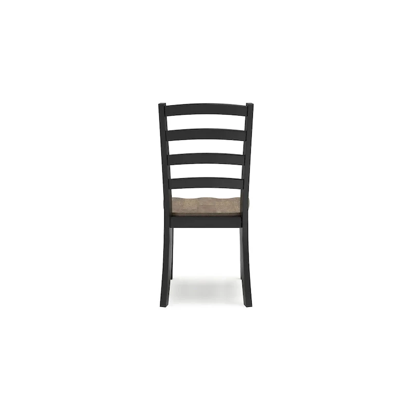 Wildenauer Brown/Black Dining Chair - 19 W x 23.25 D x 39 H