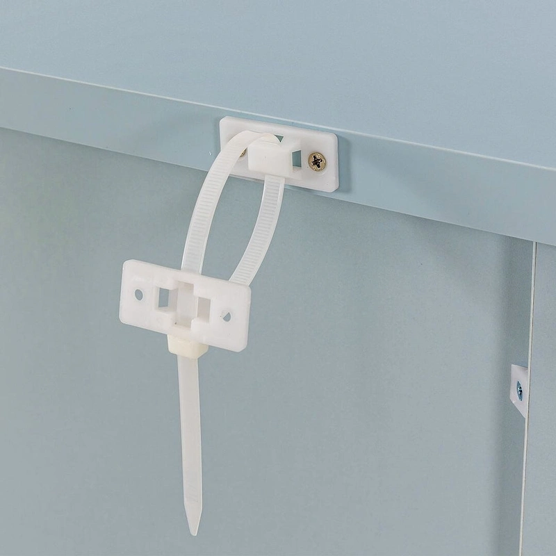 Modern Drawer Dresser with Solid Wood Frame and Retro Shell Handle