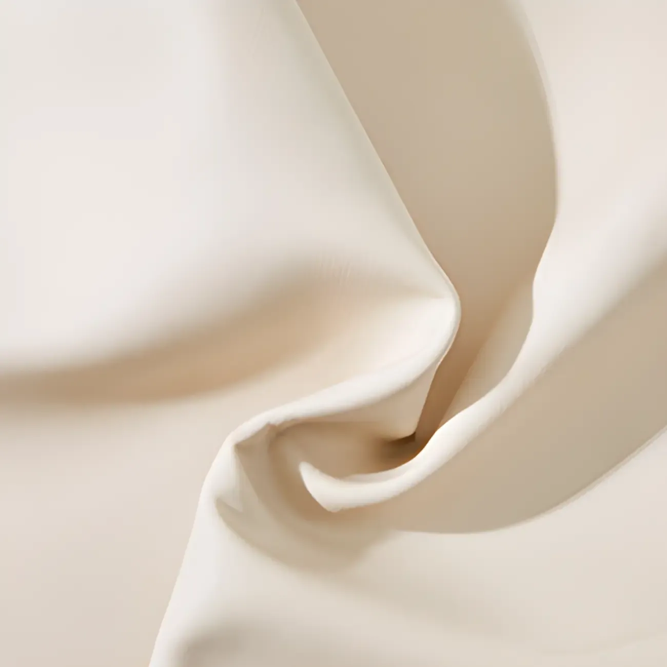 Beige Leather Armless Swivel Wide Office Chair