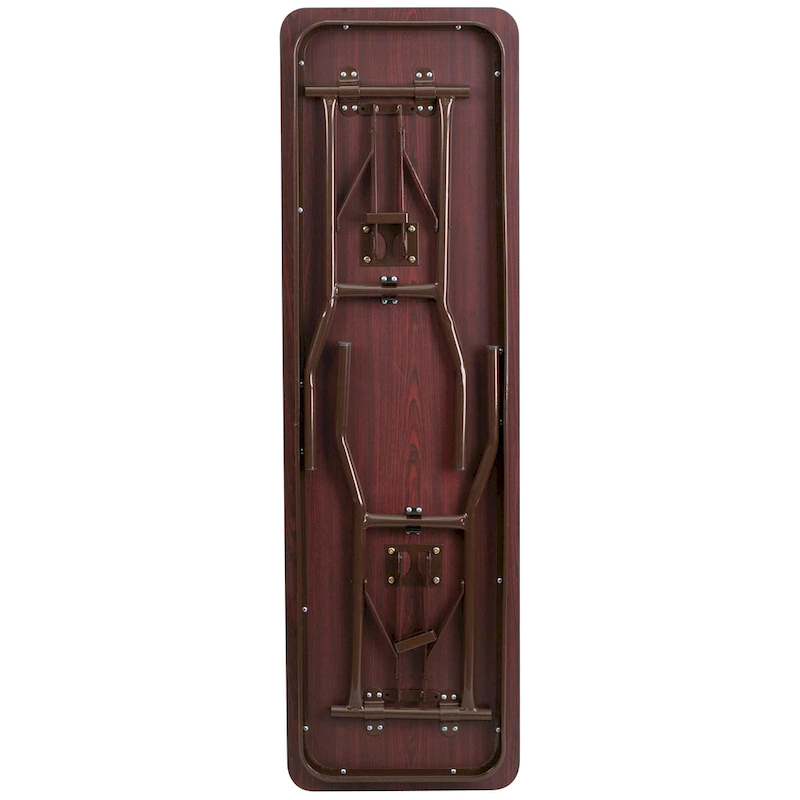 60-inch Rectangular High Pressure Laminate Folding Training Table - 60D x 18W x 30H