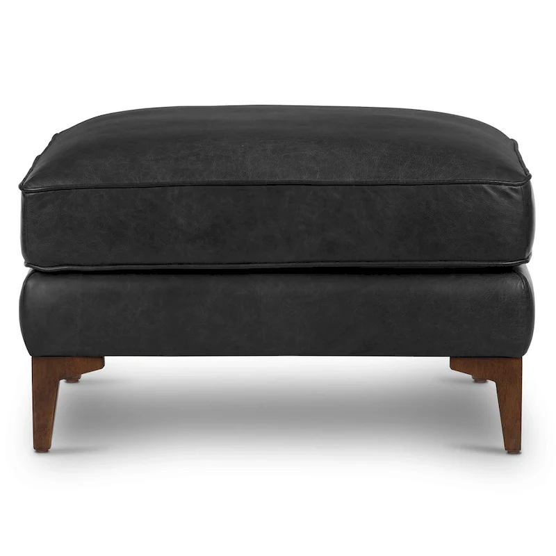 Poly & Bark Essex Ottoman - Full Grain Genuine Italian Leather