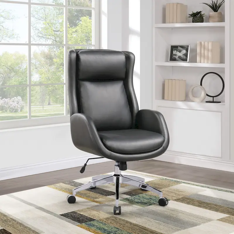 Blanchard Office Chair in Faux Leather