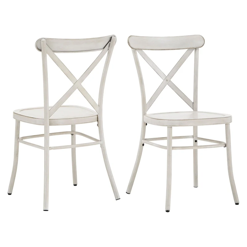 Pompey Metal Dining Chairs (Set of 2) by iNSPIRE Q Classic