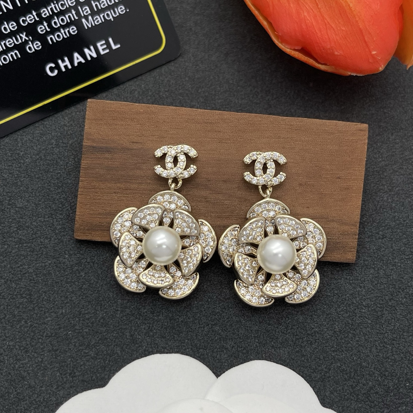 CCE721 Chanel drop earrings - ccjewelryacc