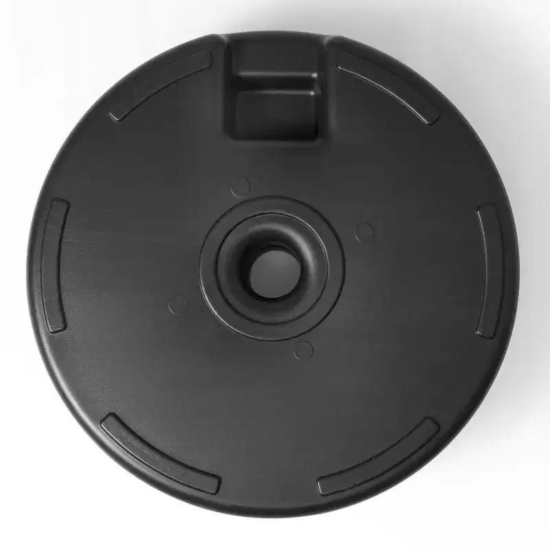 WestinTrends 20 Fillable Round Umbrella Base Stand Heavy Duty with Adjustable knob and Pole Holder