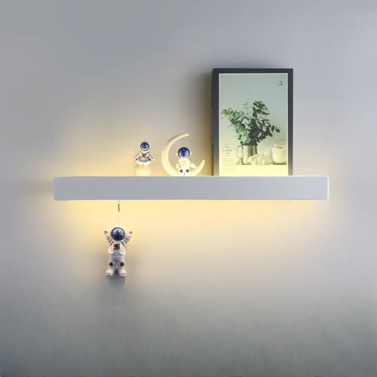 Modern up & Dowm Wall Light with Acrylic Shade Dimmable