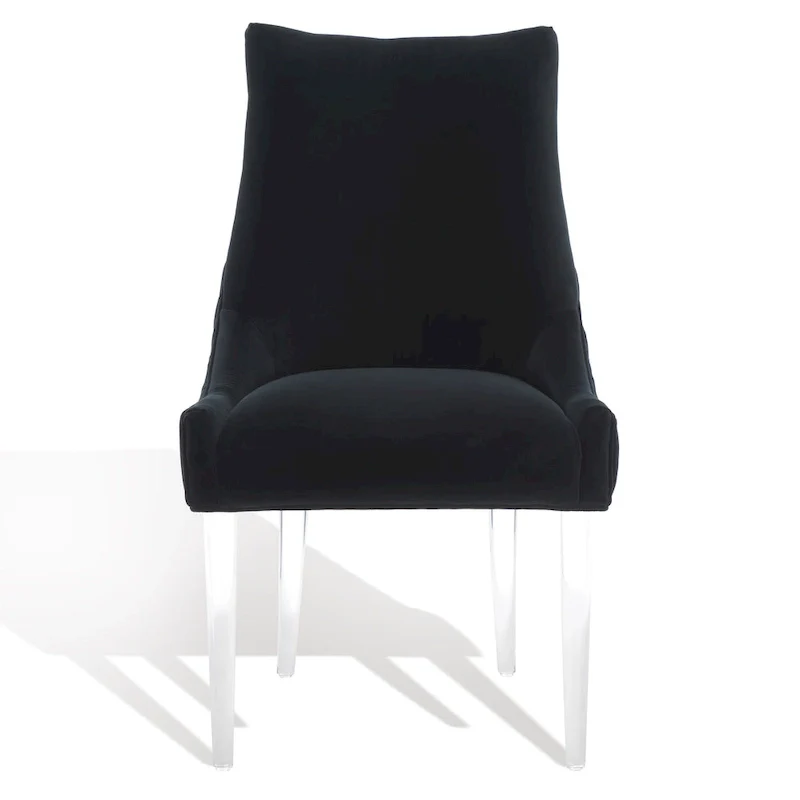 Acrylic Leg Dining Chair - 22W x 28D x 38H Modern Glamour Style