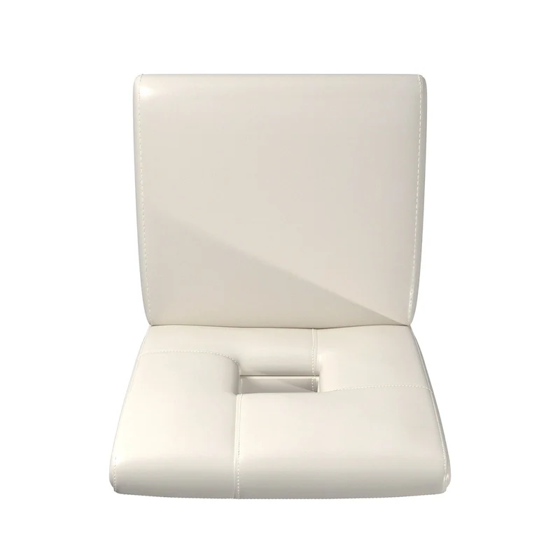 Alsace White Faux Leather Dining Chairs (Set of 2) by iNSPIRE Q Classic - Dining Chair