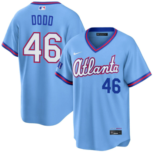 Dylan Dodd Atlanta Braves Powder Blue 2026 City Connect Stadium Jersey