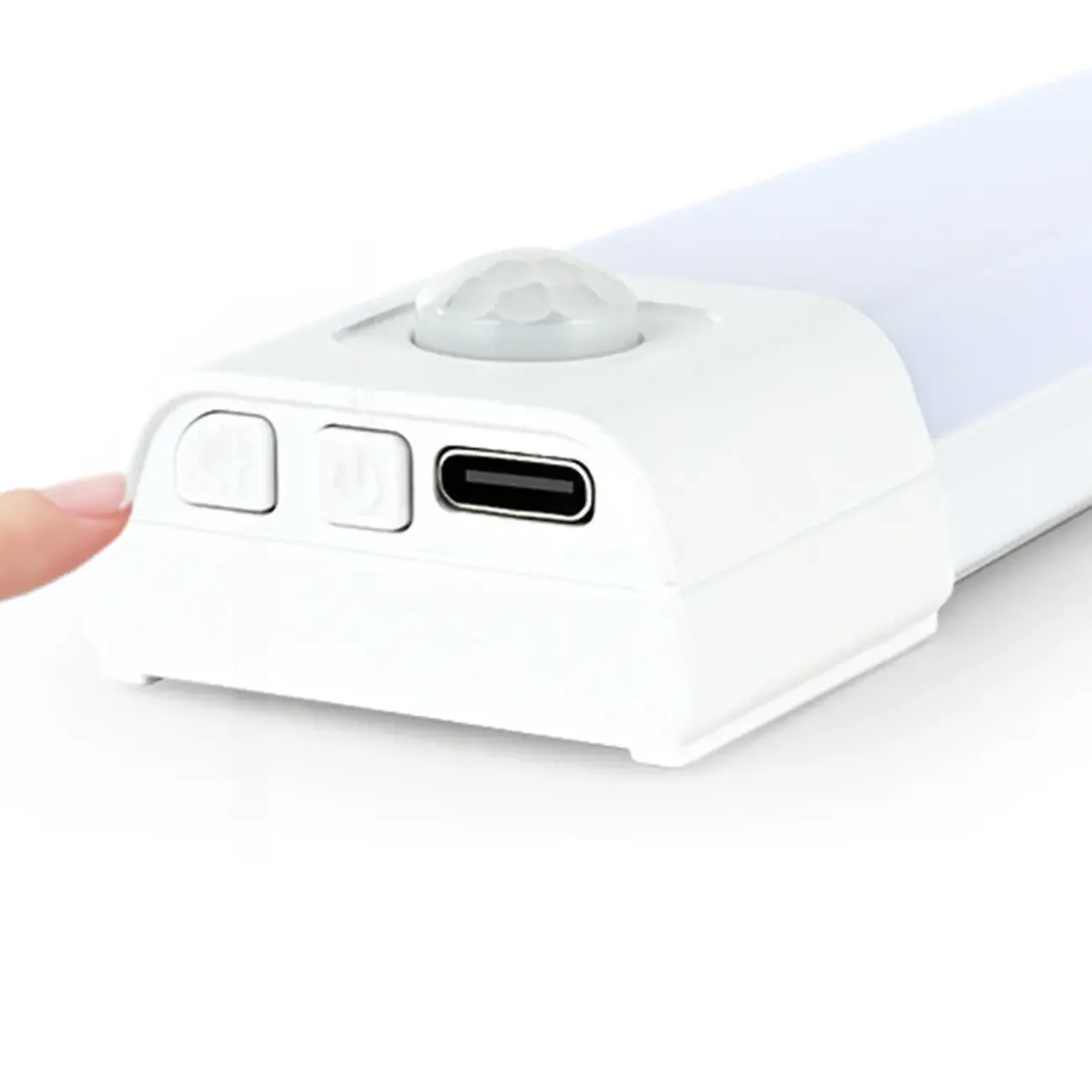 1-Light Modern Black Geometric LED Vanity Light