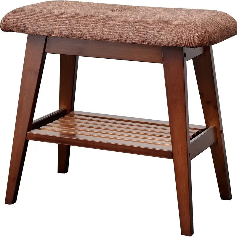 Bamboo Entryway Bench - 11.8 D x 23.6 W x 17.7 H